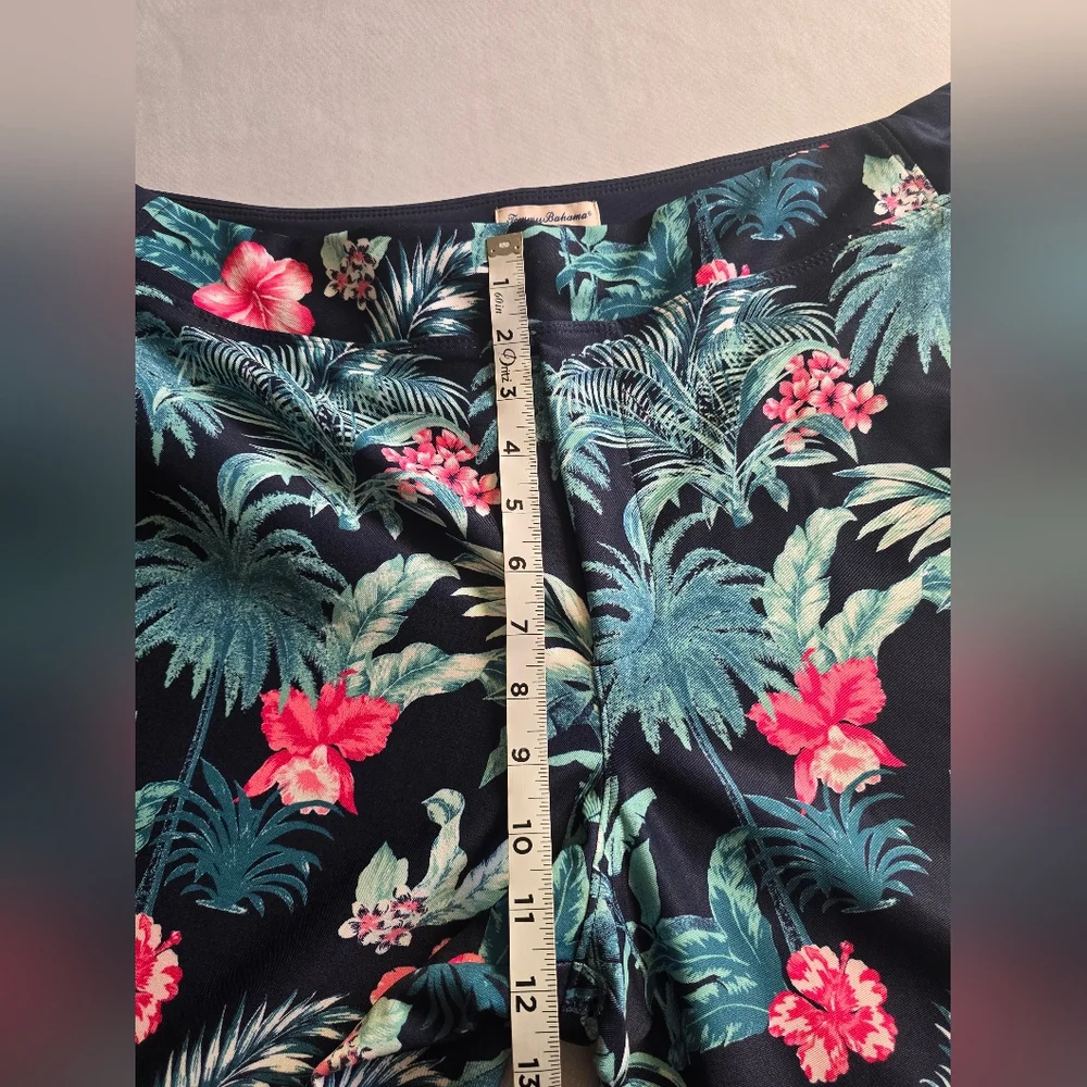 Tommy Bahama Everyday Pants Women's Navy Tropical Floral Active Stretch Size‎ XL - Picture 7 of 13